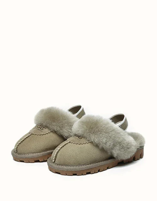 AUSTRALIAN SHEPHERD® Waffle Plus Slingback Kids Slippers