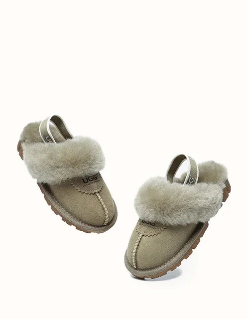 AUSTRALIAN SHEPHERD® Waffle Plus Slingback Kids Slippers