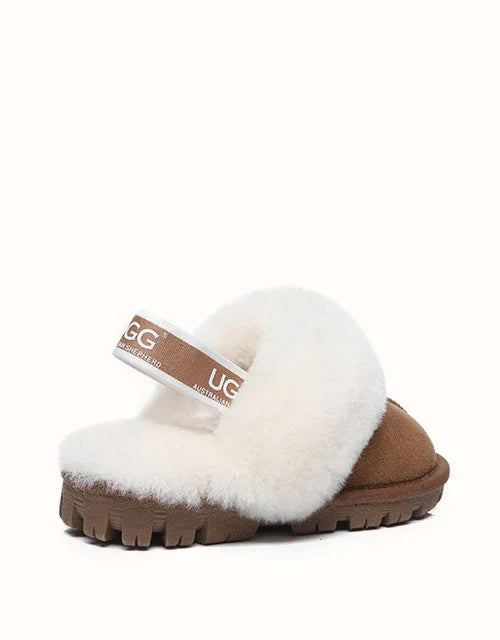 AUSTRALIAN SHEPHERD® Waffle Plus Slingback Kids Slippers