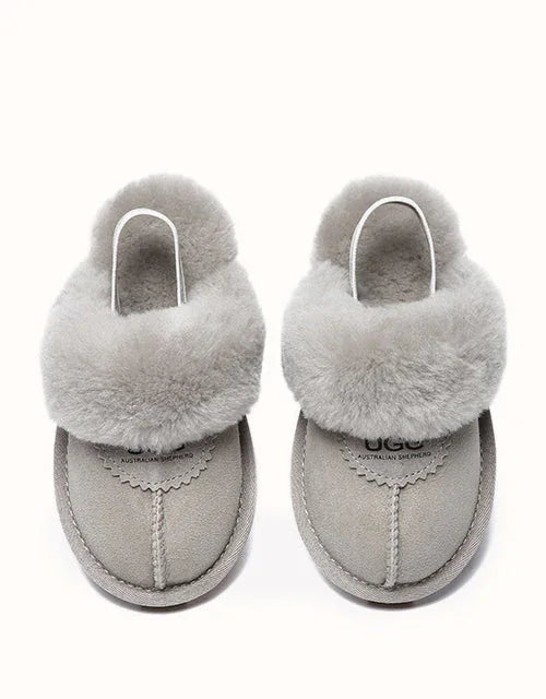 AUSTRALIAN SHEPHERD® Waffle Plus Slingback Kids Slippers