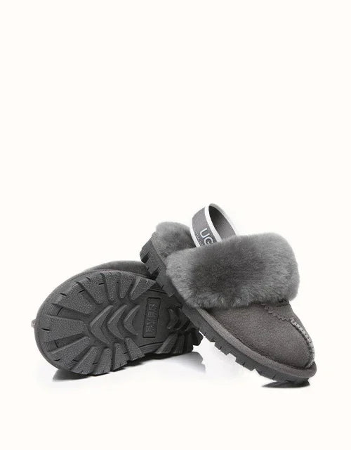 AUSTRALIAN SHEPHERD® Waffle Plus Slingback Kids Slippers