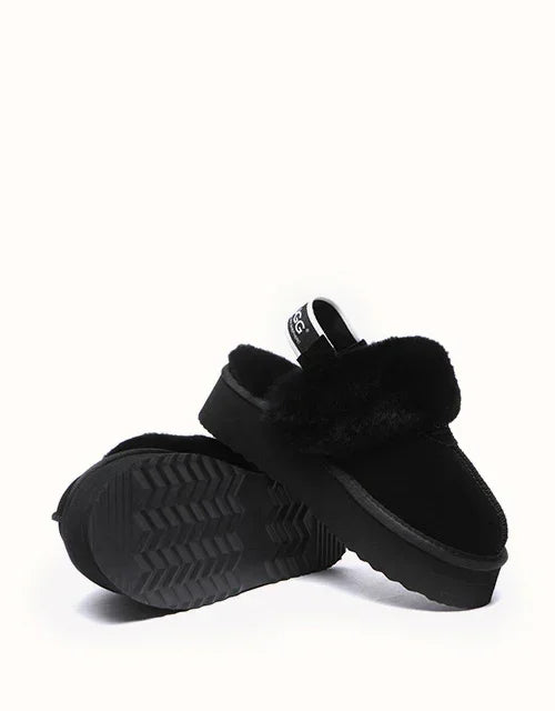 AUSTRALIAN SHEPHERD® Slingback Waffle Platform Slippers