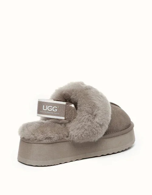 AUSTRALIAN SHEPHERD® Slingback Waffle Platform Slippers