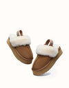 AUSTRALIAN SHEPHERD® Slingback Waffle Platform Slippers