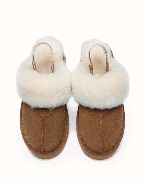 AUSTRALIAN SHEPHERD® Slingback Waffle Platform Slippers