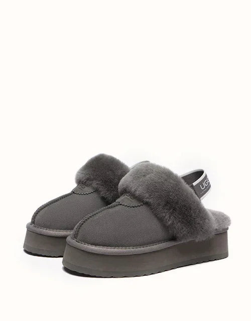 AUSTRALIAN SHEPHERD® Slingback Waffle Platform Slippers