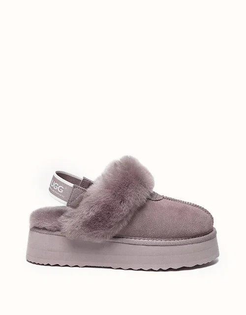 AUSTRALIAN SHEPHERD® Slingback Waffle Platform Slippers