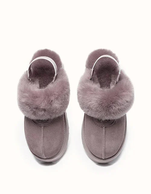 AUSTRALIAN SHEPHERD® Slingback Waffle Platform Slippers