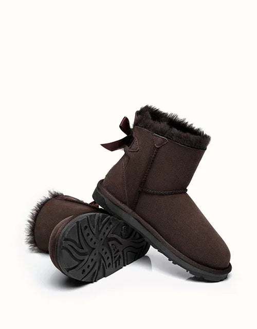 EVERAU® Mini Back Bow Boots