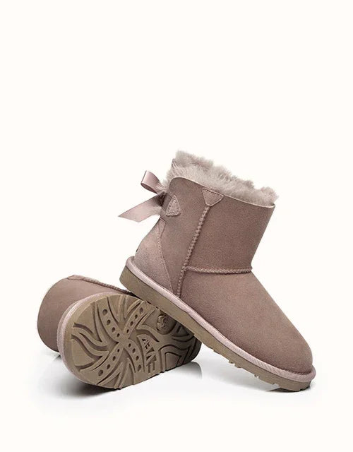 EVERAU® Mini Back Bow Boots